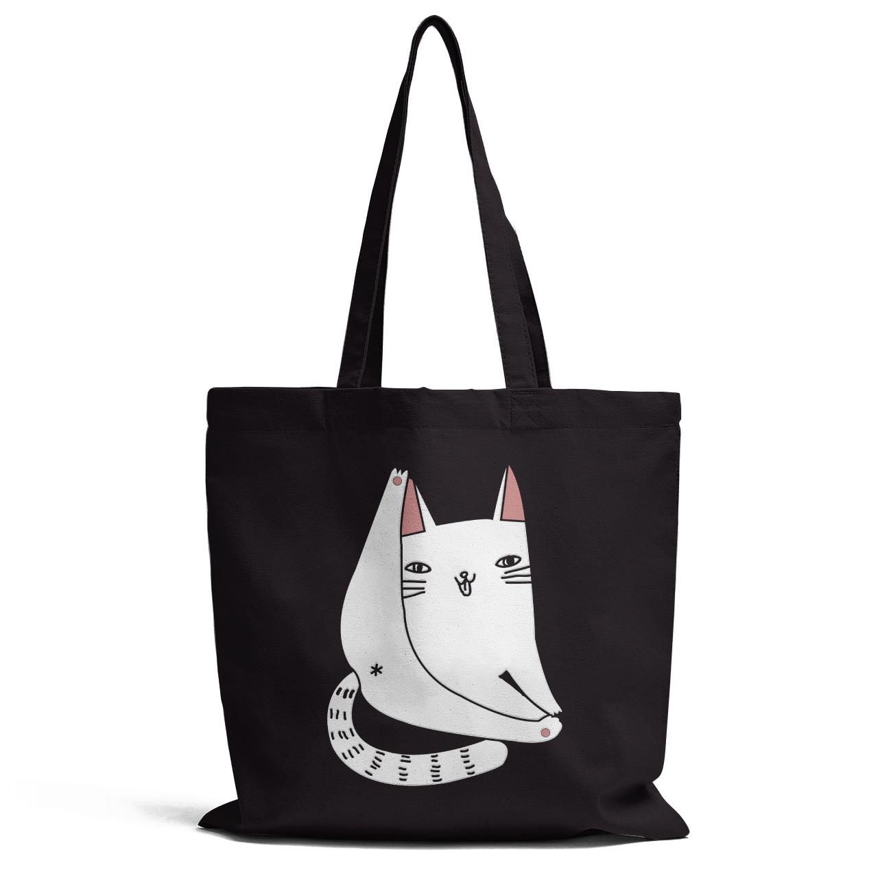 Cool Cat Gift For Cat Lovers Tote Bag