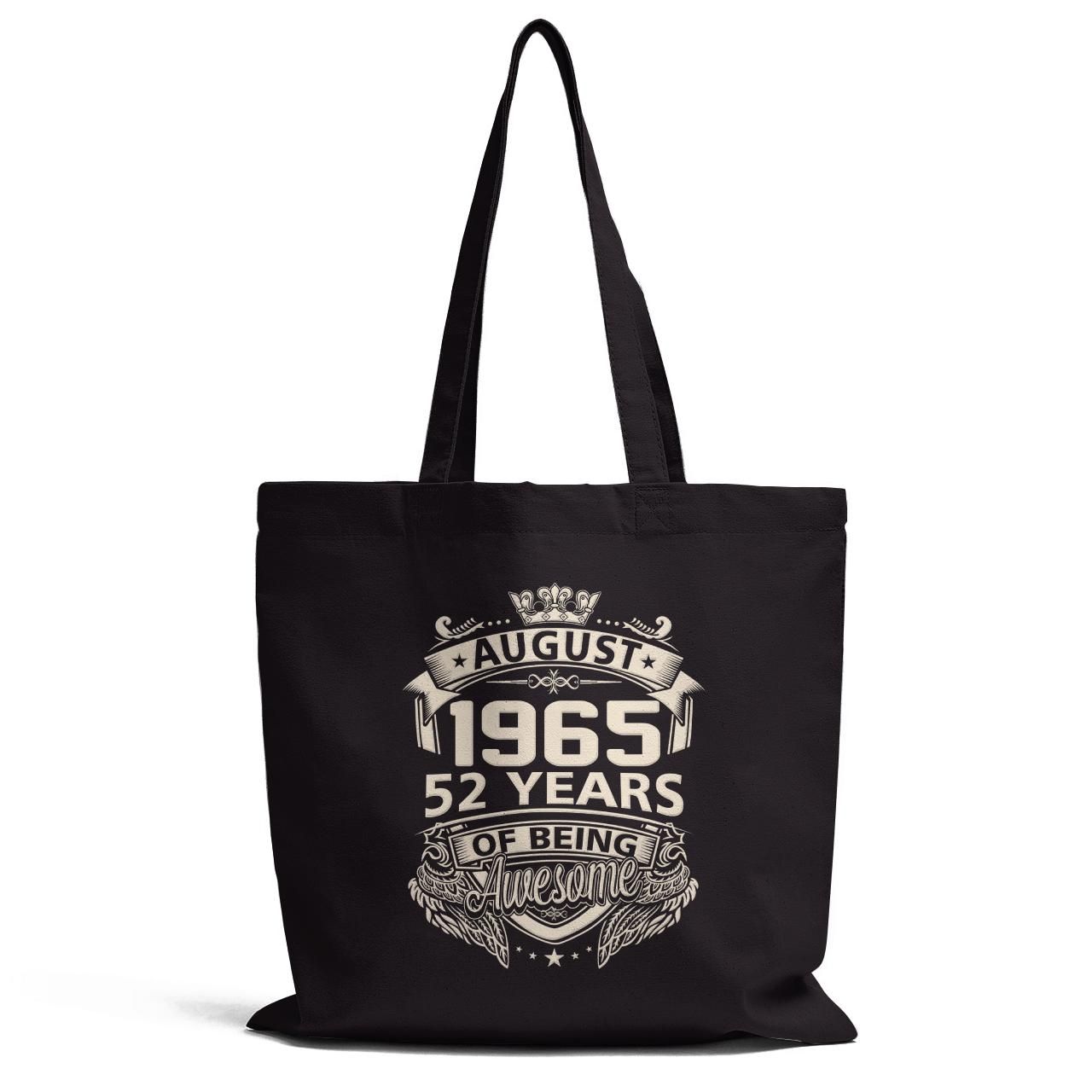 August 1965 52 Years Of Being Awesome Tote Bag