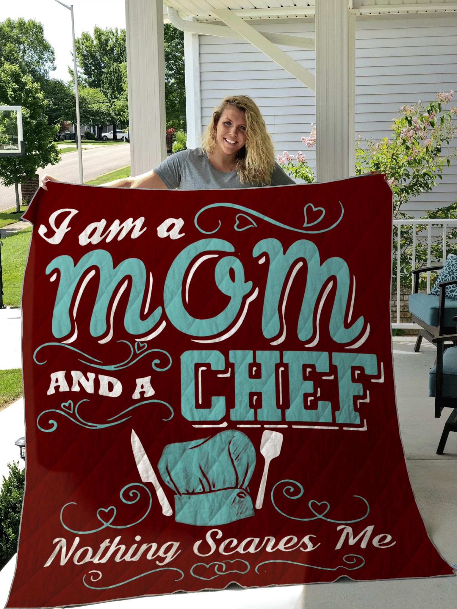 World's Best Chef And Mom Cool Gift Quilt