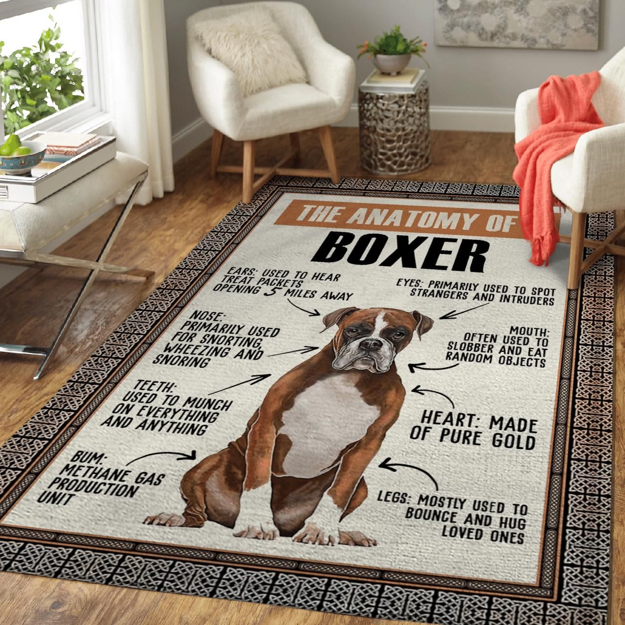 The Anatomy Of A Boxer Area Rug