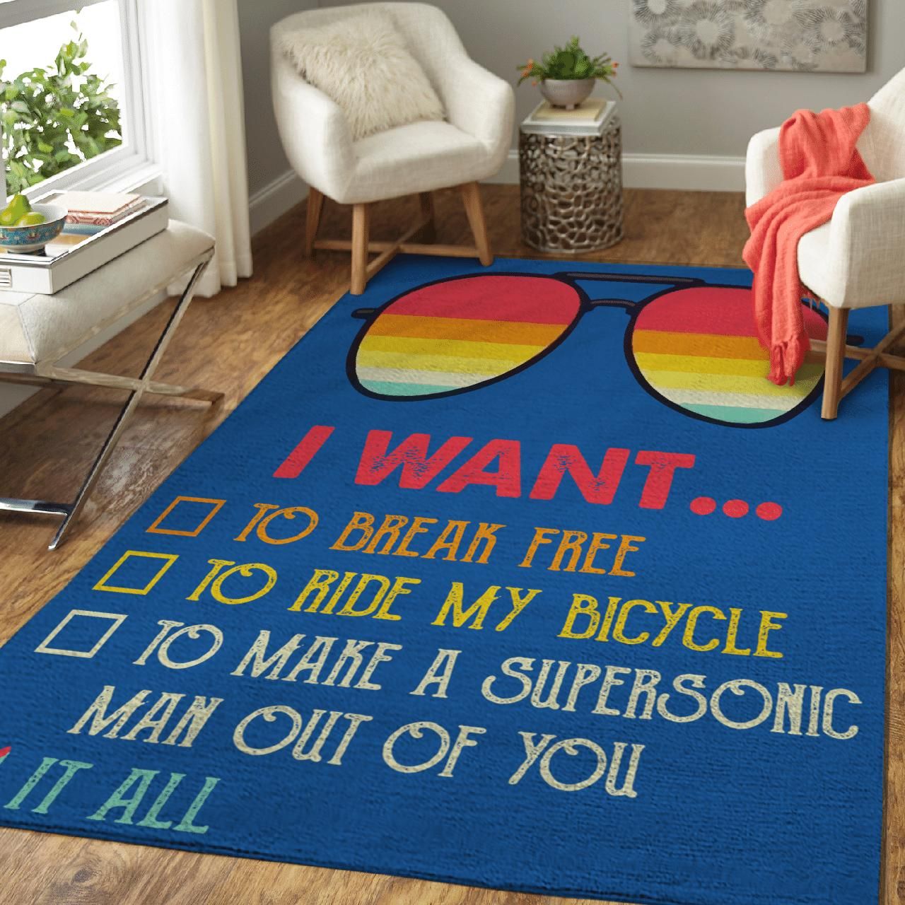 I Want It All Area Rug