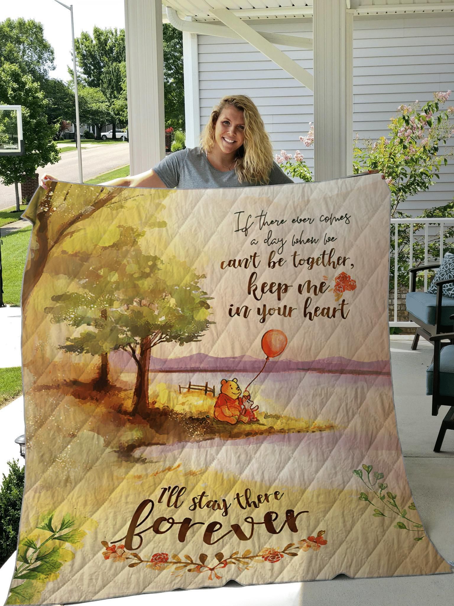 I'll Stay There Forever Pooh Quilt PAN