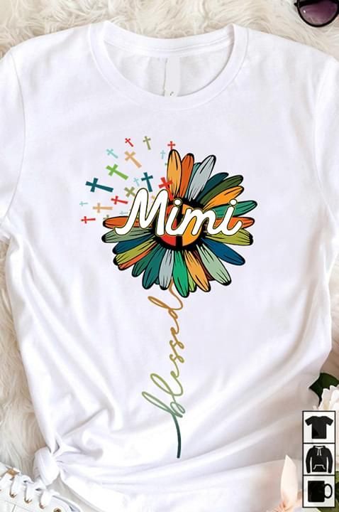 Blessed Mimi Cross Color Daisy Tshirt PAN