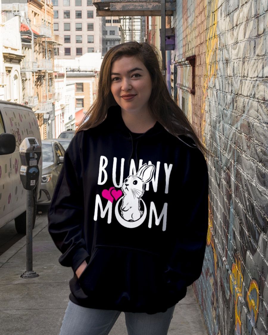Bunny Mom Mothers's Day Gift Rabbit Hoodie
