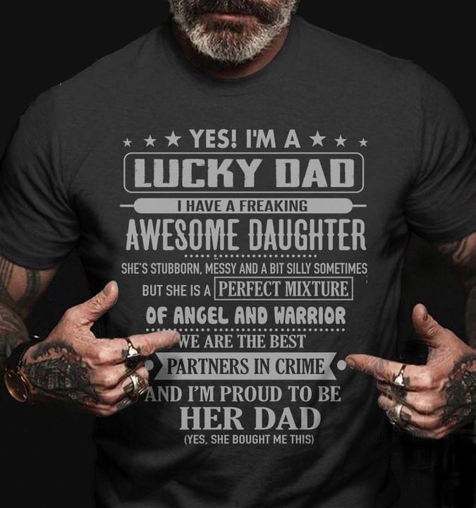 Gifts For Dad From Daughter T-shirt Ideas PAN2TS0013