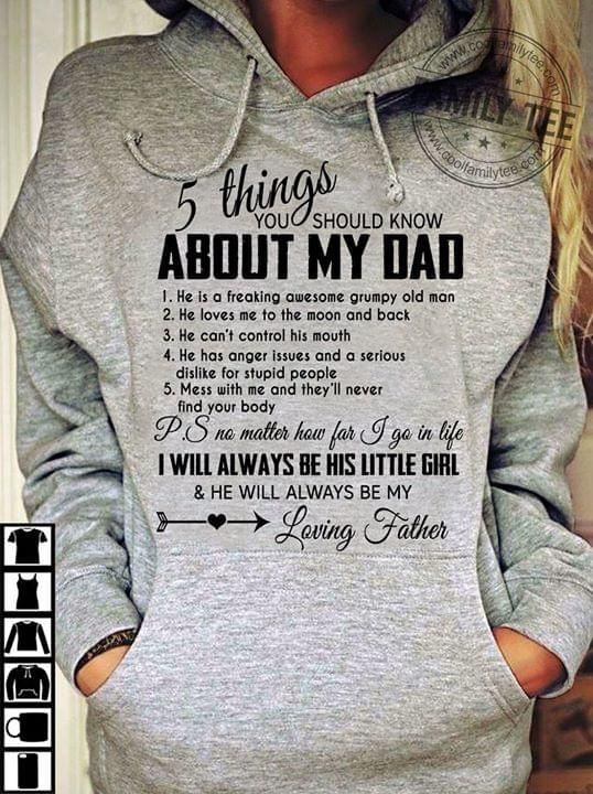 Gifts For Daughter From Dad 5 Things You Should Know About My Dad Hoodie