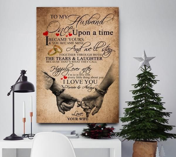 Personalized Gift For Husband Poster Once Upon A time