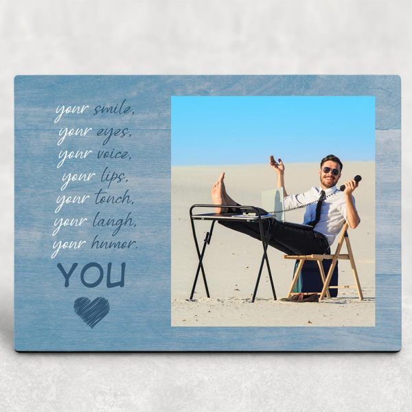 Gift For Couple Desktop Plaque Your Smile Your Eyes Your Lips