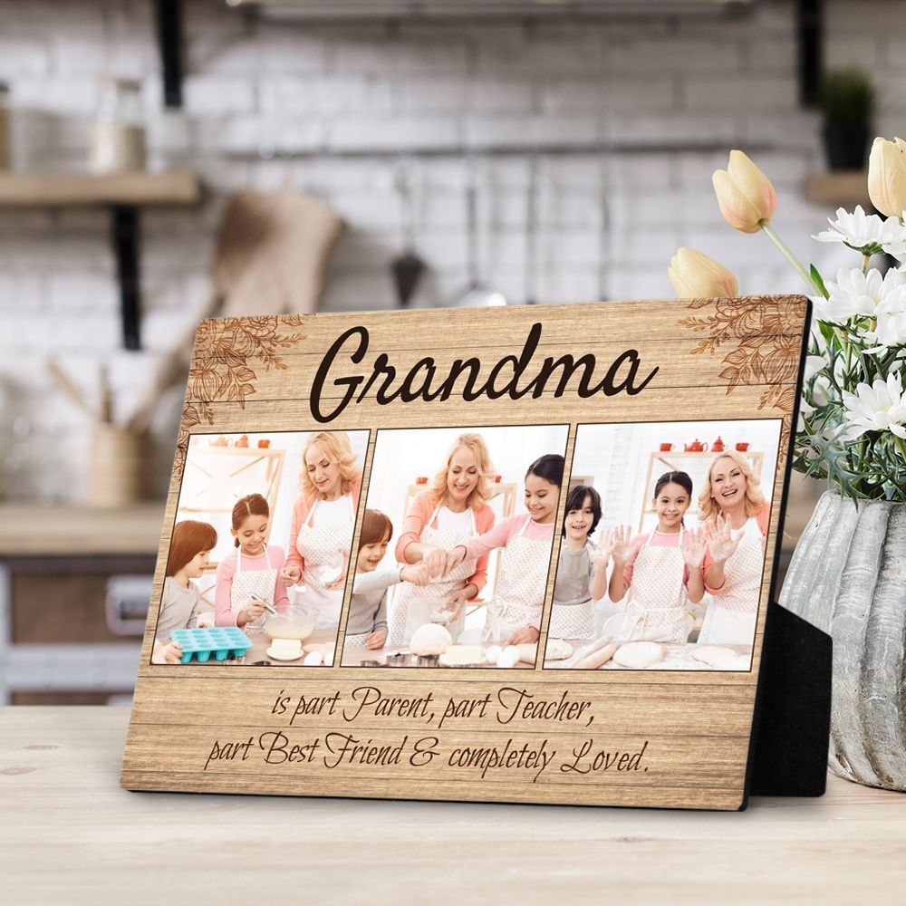 Grandma Is Part Parent Personalized Desktop Plaque