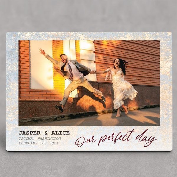Personalized Gift For Couple Desktop Plaque Our Perfect Day