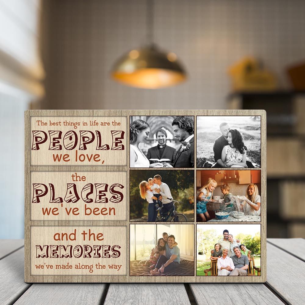 Personalized Gift For Couple Desktop Plaque The Best Things in Life Are The People We Love