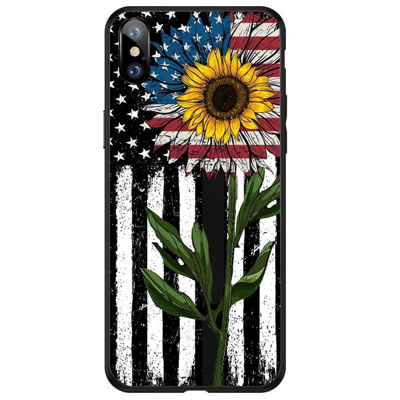 American Flag Sunflower Phone Case PANPHC0018