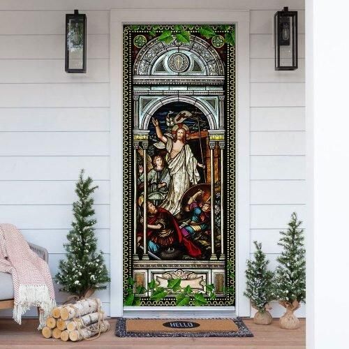 Jesusâ€™ Resurrection Door Cover