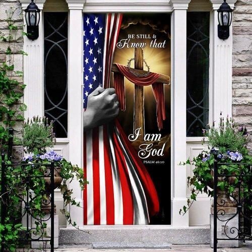 Be Still And Know That I Am God Door Cover
