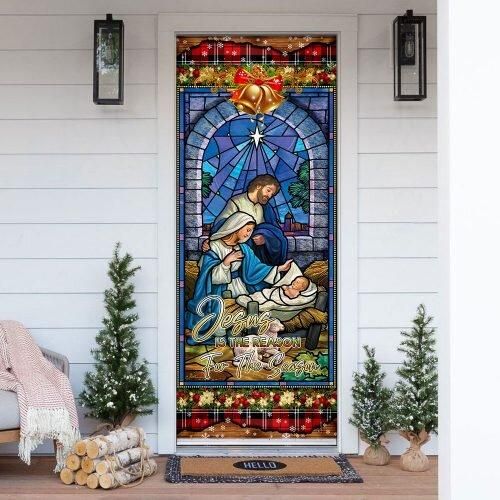 Jesus Is The Reason For The Season. Christian Door Cover PANDC0014