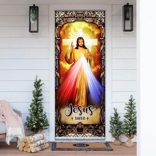 Jesus Of Divine Mercy Door Cover PANDC0042