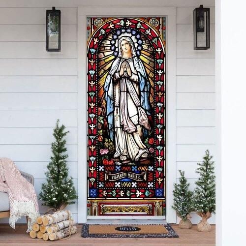 Virgin Mary Door Cover PANDC0039