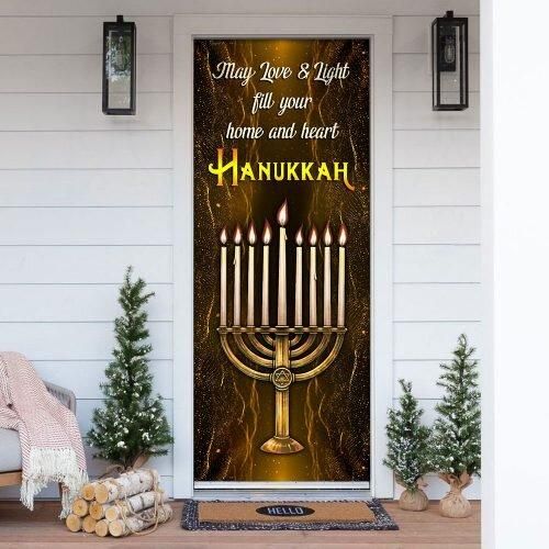 May Love & Light Fill Your Home And Heart At Hanukkah Door Cover