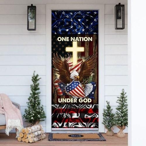 One Nation Under God Eagle Door Cover