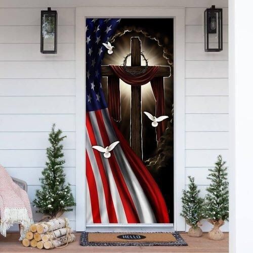 Jesus In America Door Cover
