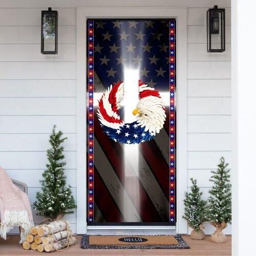 God Bless America Door Cover