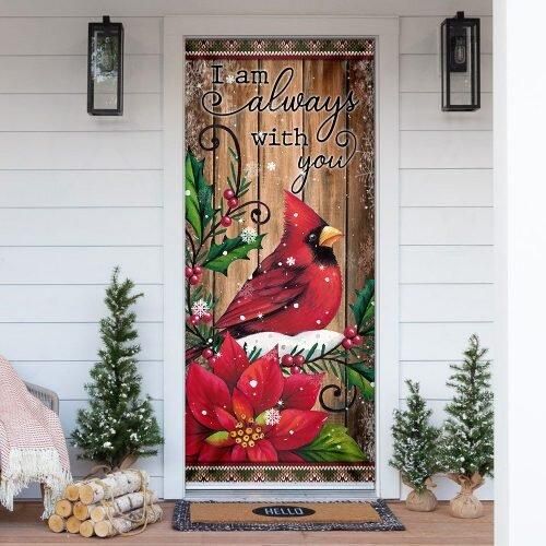 I Am Always With You Cardinal Memory Sign Door Cover