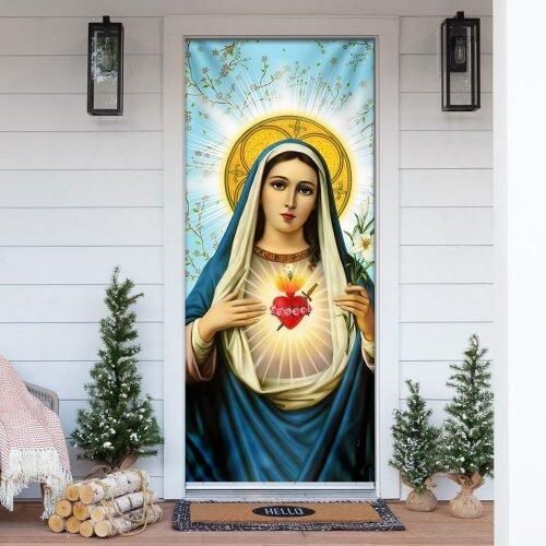Blessed Virgin Mary Door Cover PANDC0044