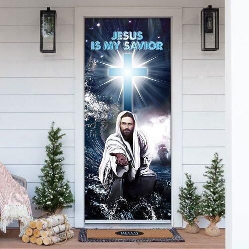 Jesus Is My Savior Door Cover