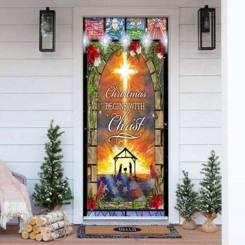 Christmas Begins With Christ Door Cover PANDC0011