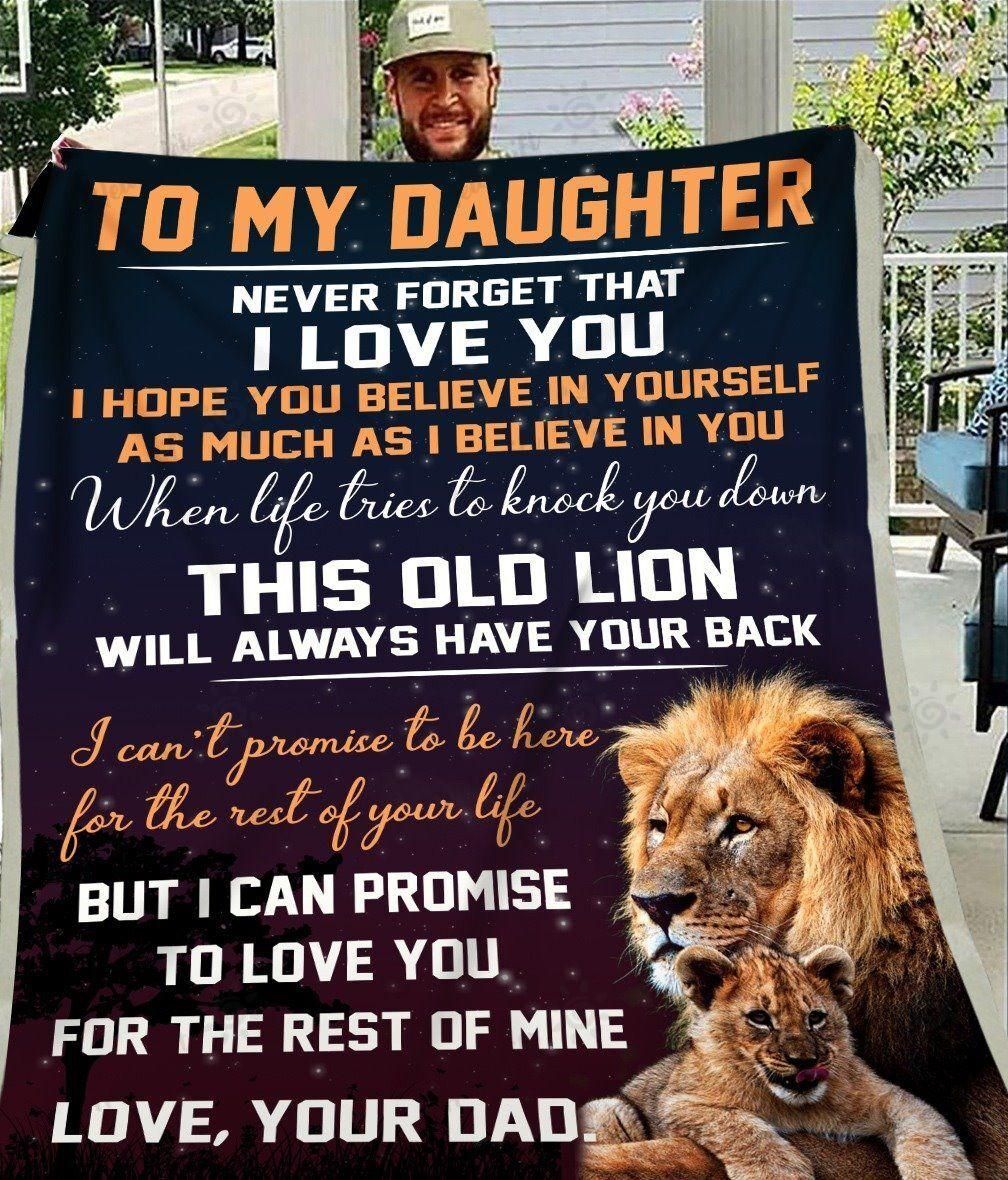 Birthday Gifts For Daughter From Dad Lion Quilt
