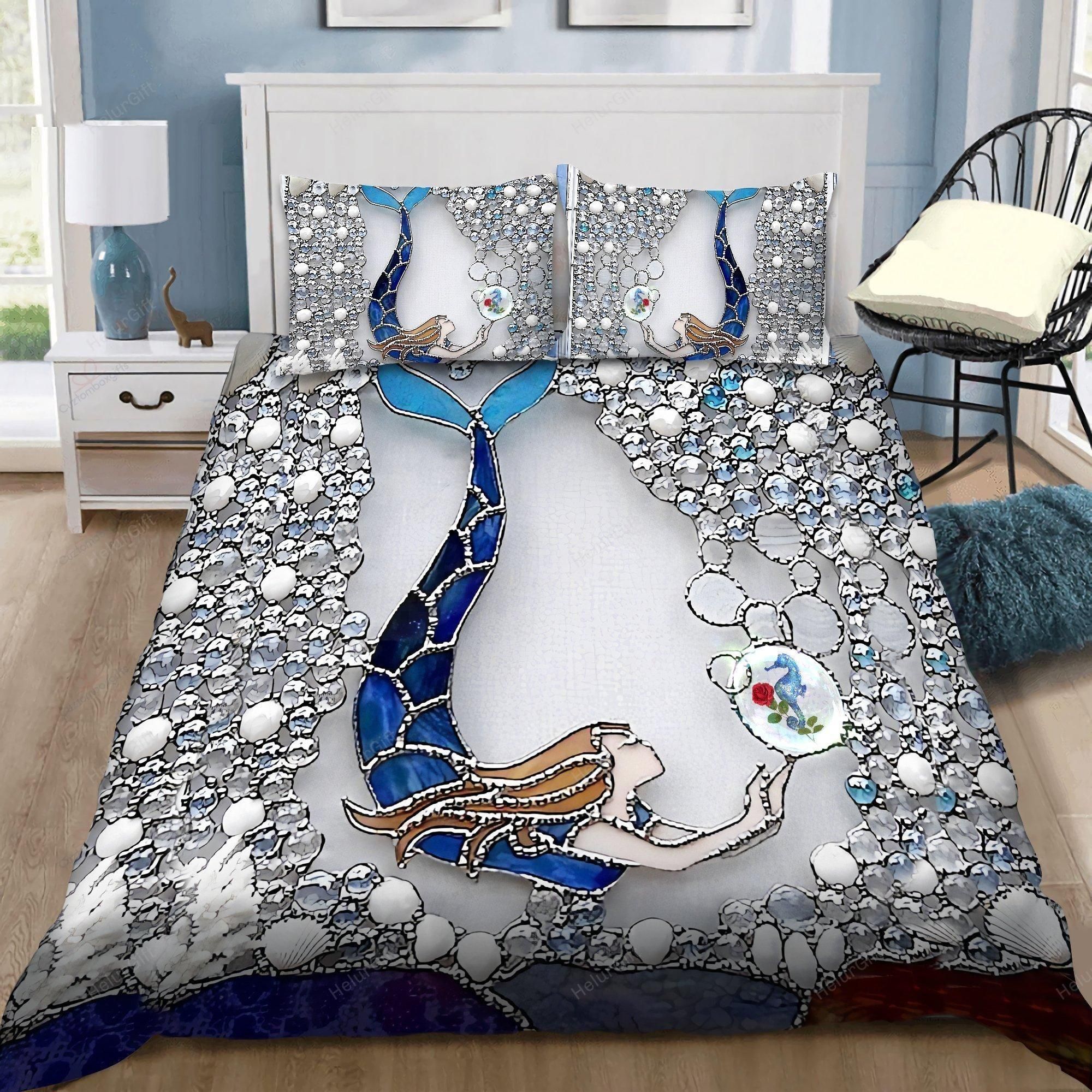 Be A Mermaid And Make Waves Bedding Set by SUN