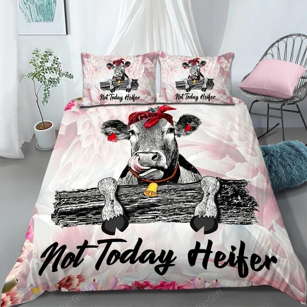 Not today Heifer Cow Bedding Sets