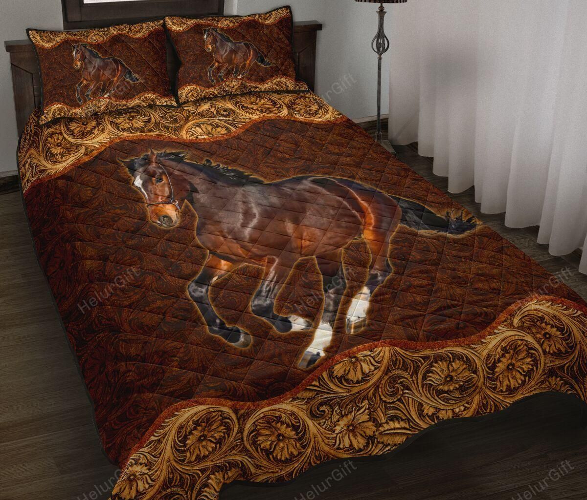 Horse Vintage Quilt Set