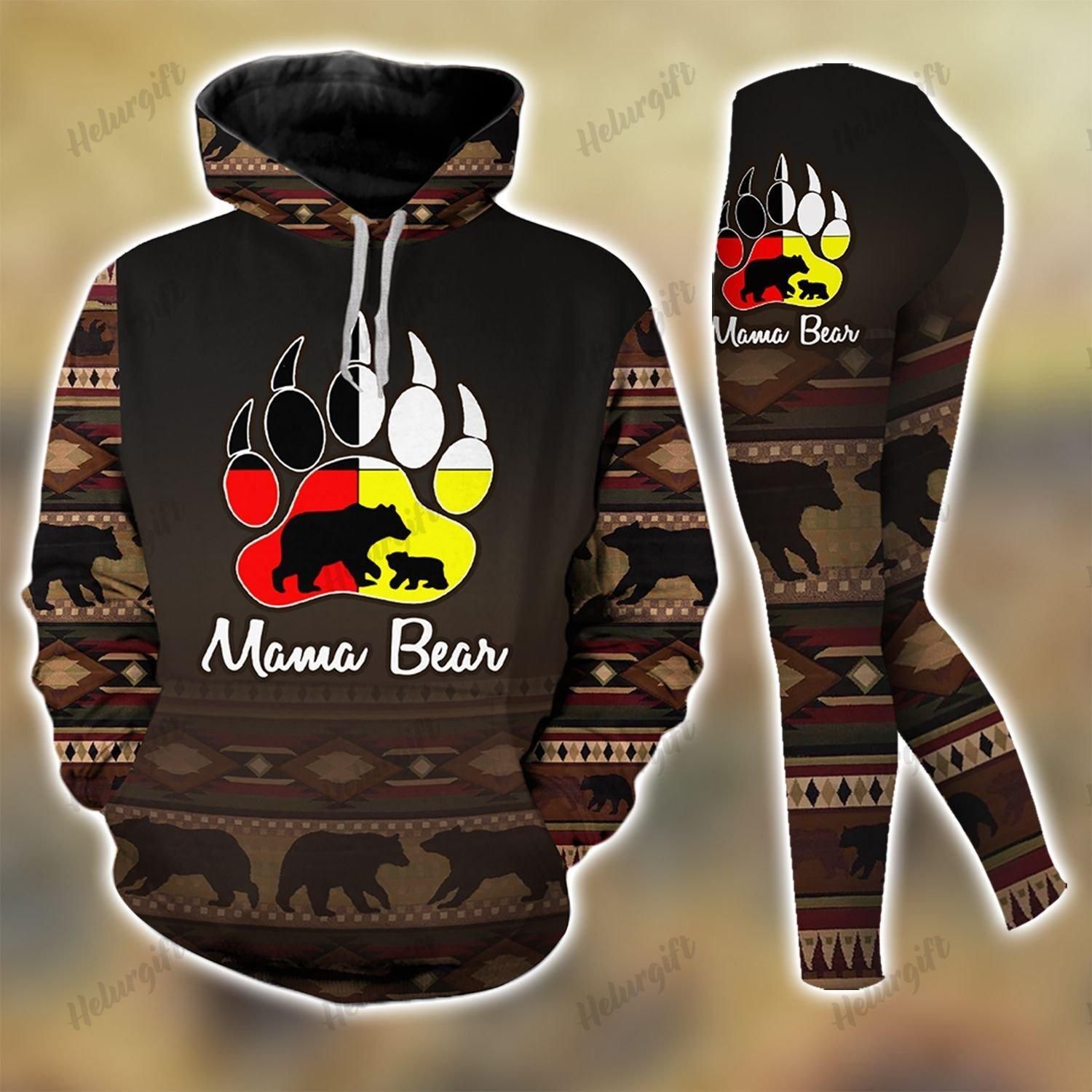 Mama Bear Native Hoodie Set