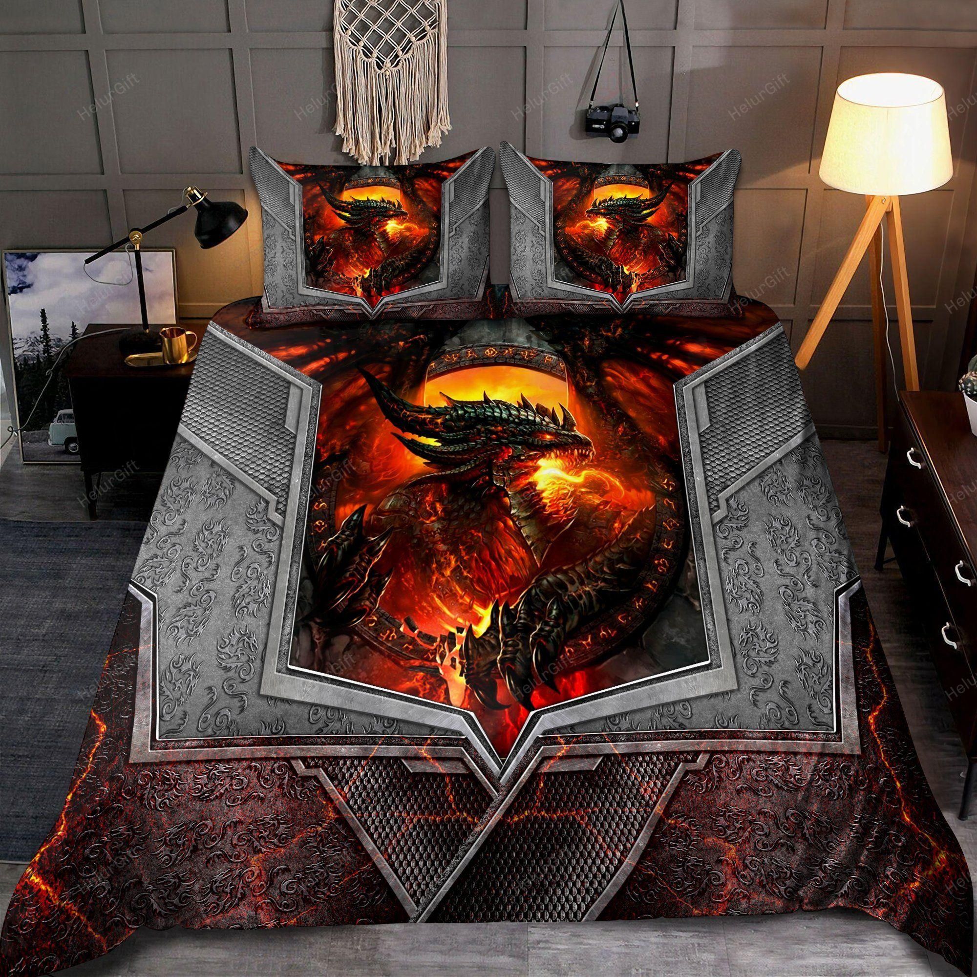 Fire Dragon Bedding Set