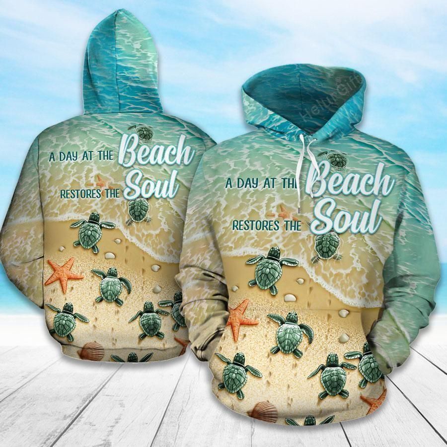 Sea Turtle Beach & Soul Hoodie + Tshirt PAN