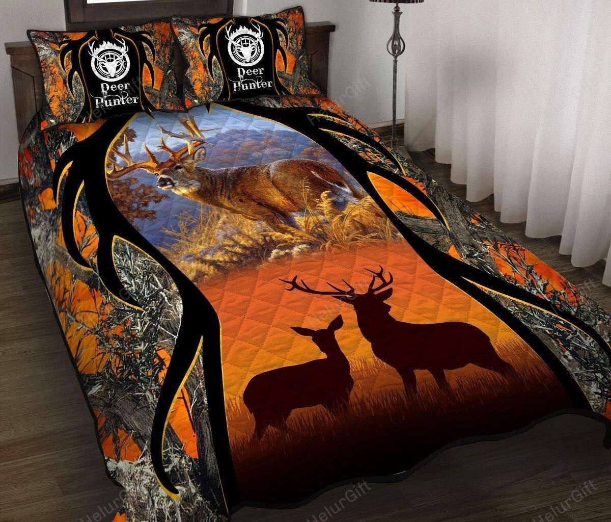 Hunting Camouflage Choose Your Hunting Camouflage, Deer Hunter Camouflage Quilt Set