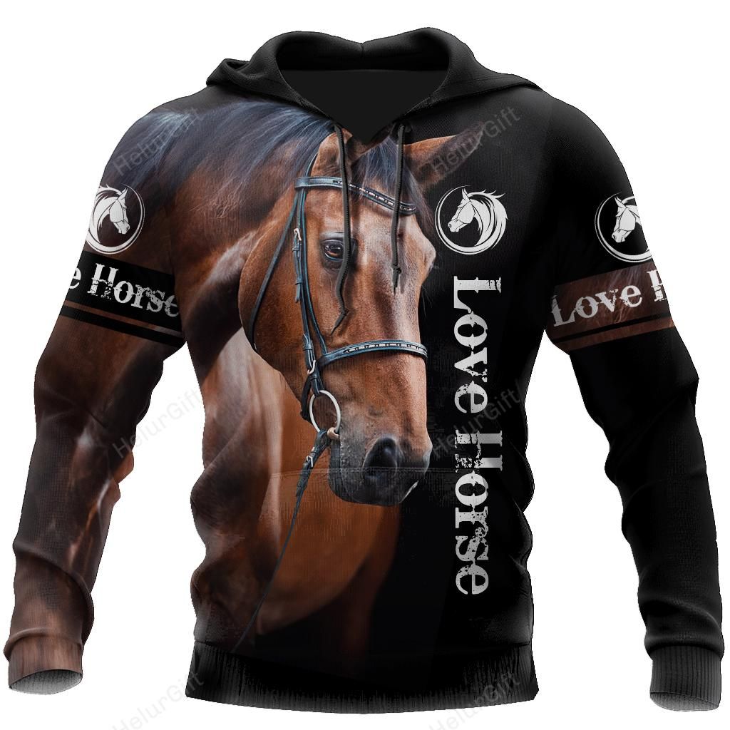 Love Horse 3D All Over Printed Shirts For Men And Women TR2005204