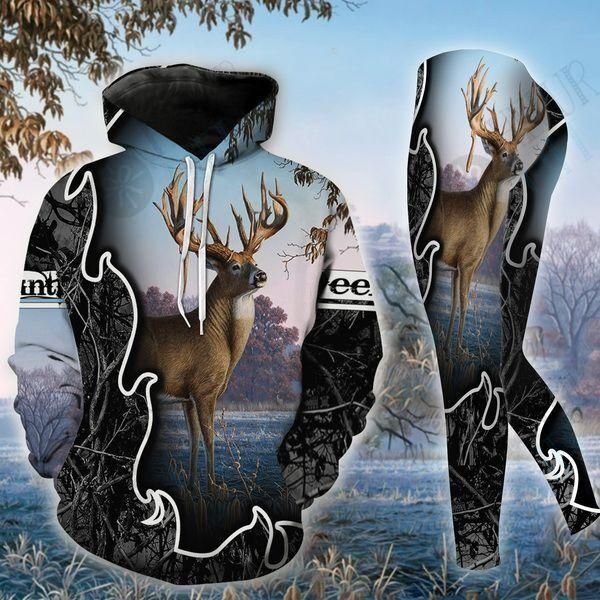 Deer Hunting 1 Hoodie Tank Top Legging 3D