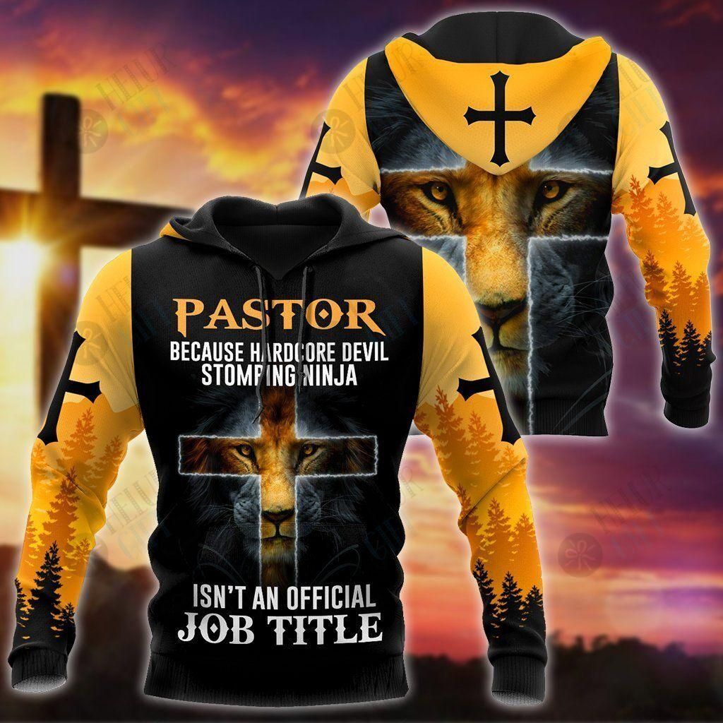 Pastor Because Devil Stomping Ninja Isn't Job Title-TA