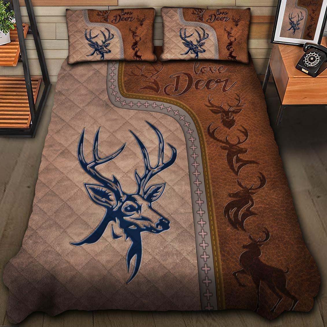 Deer Hunting Quilt Set