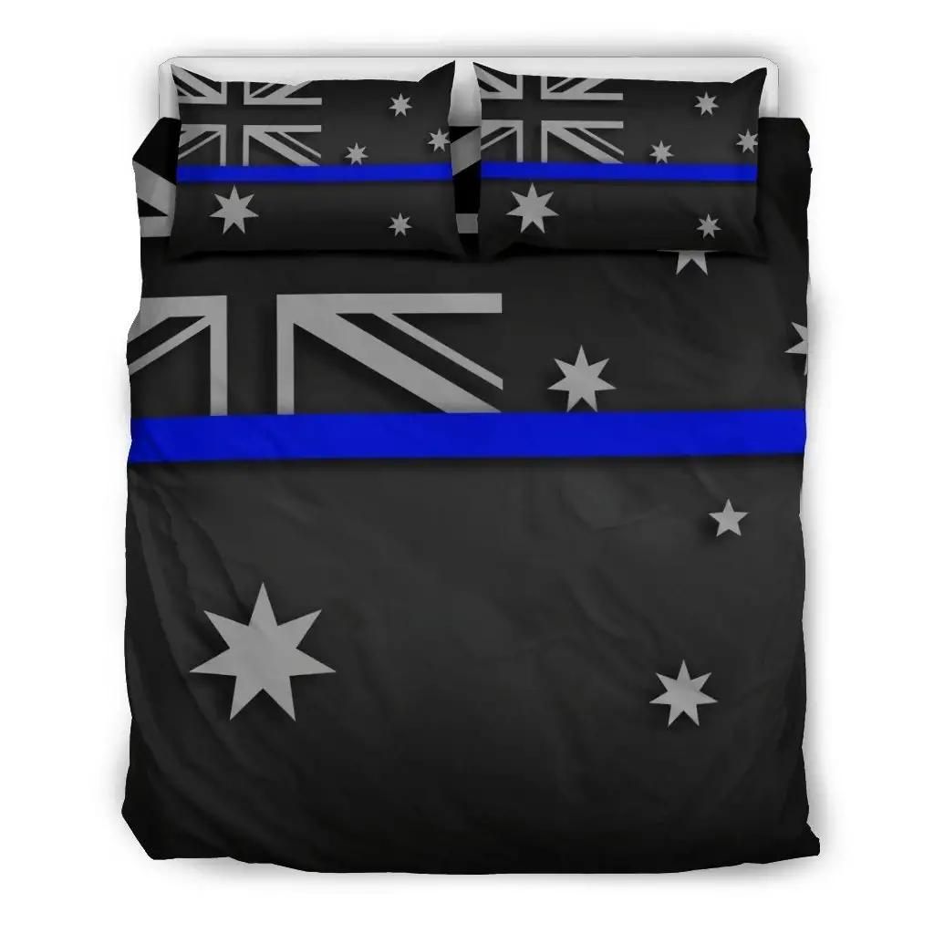 Thin Blue Line Australia Duvet Cover Bedding Set