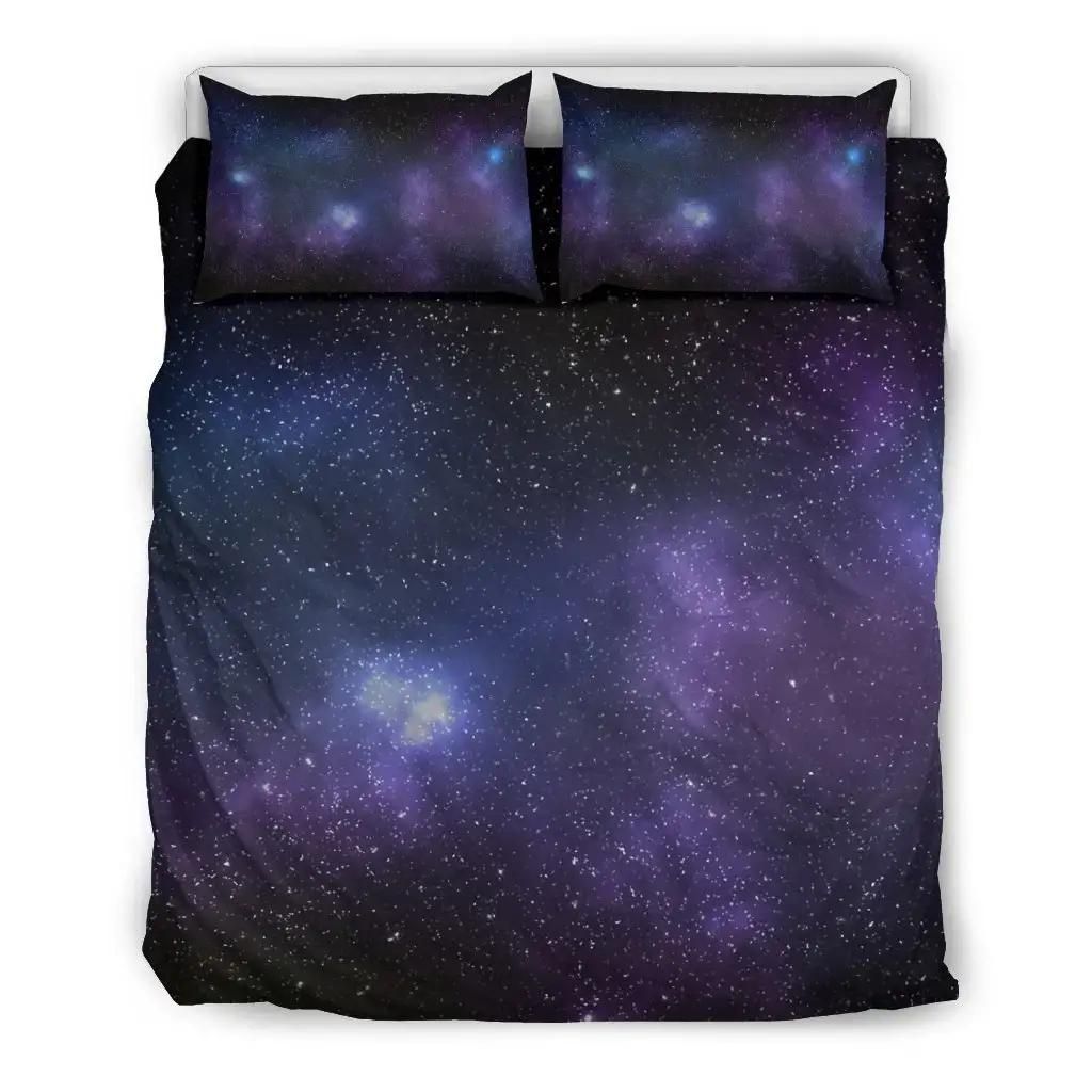 Nebula Universe Galaxy Deep Space Print Duvet Cover Bedding Set