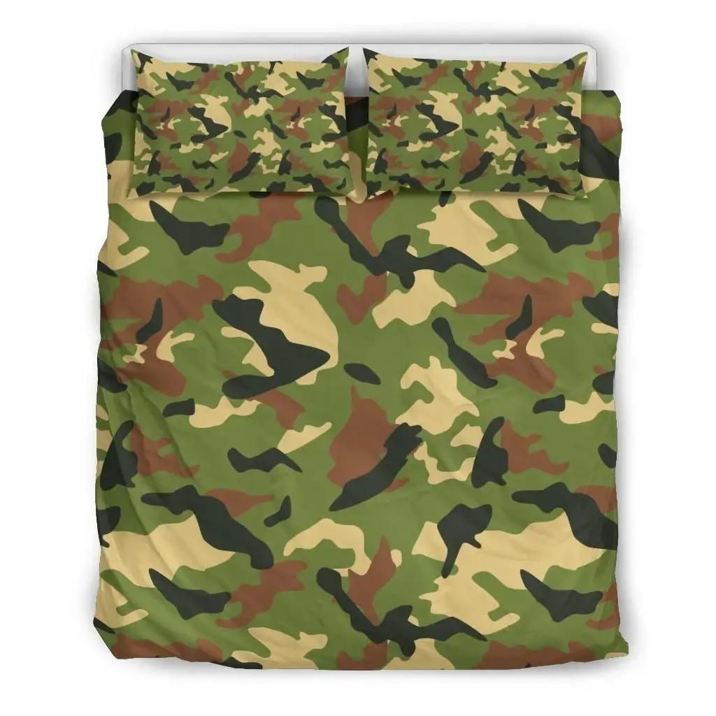 Military Camouflage Print Duvet Cover Bedding Set