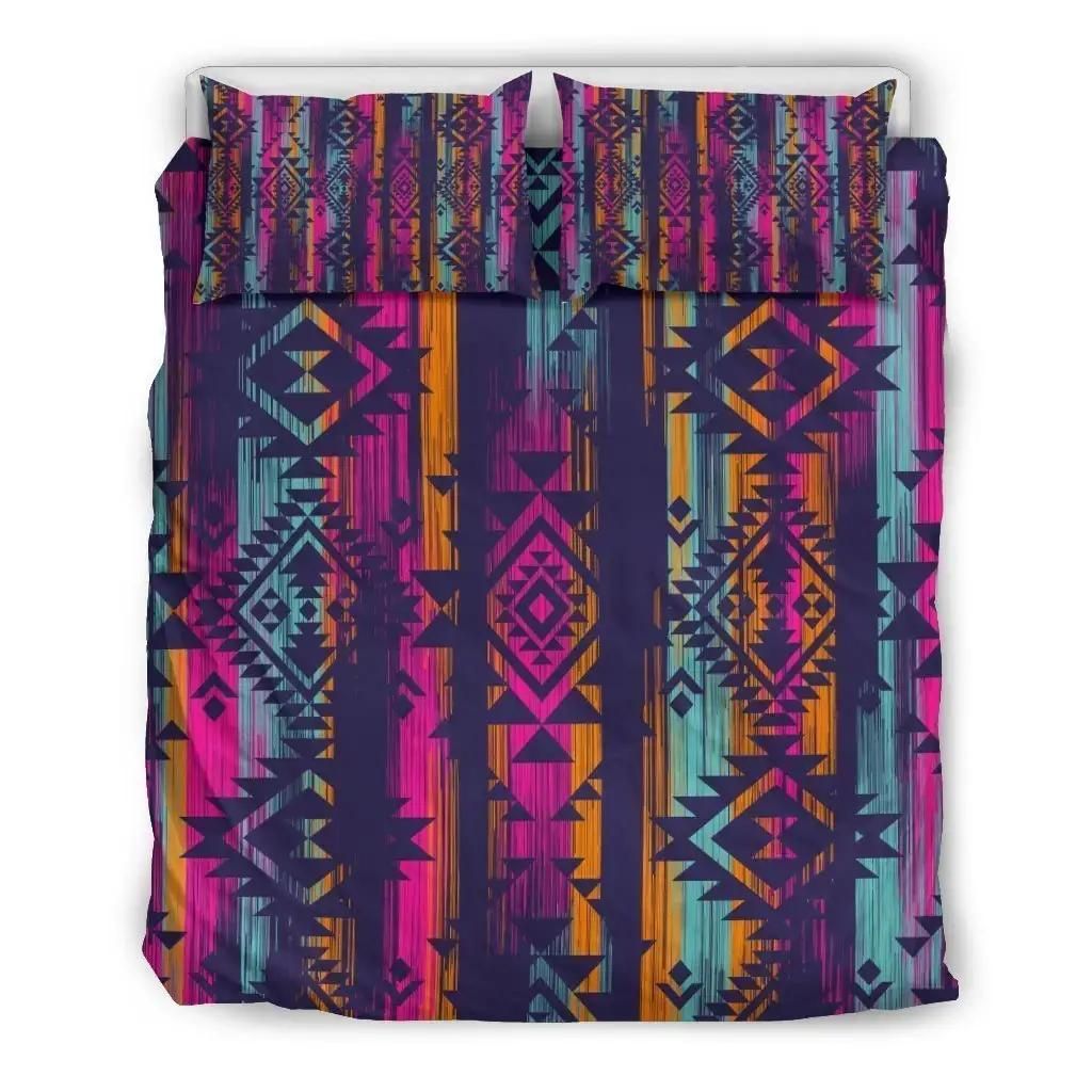 Native Tribal Aztec Pattern Print Duvet Cover Bedding Set