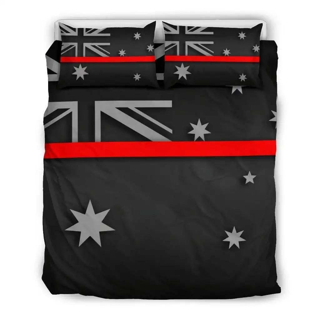 Thin Red Line Australia Duvet Cover Bedding Set
