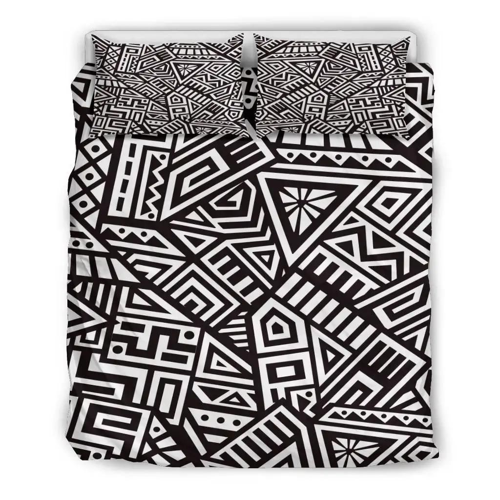 Tribal Aztec Geometric Pattern Print Duvet Cover Bedding Set