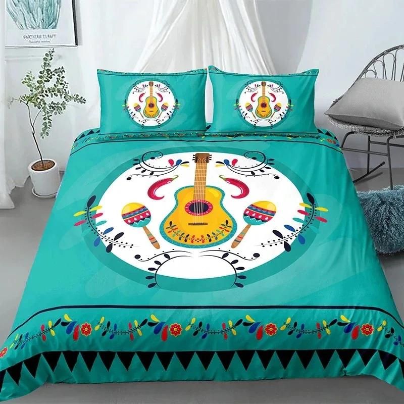 Mexican Festival Bedding Set Duvet Cover