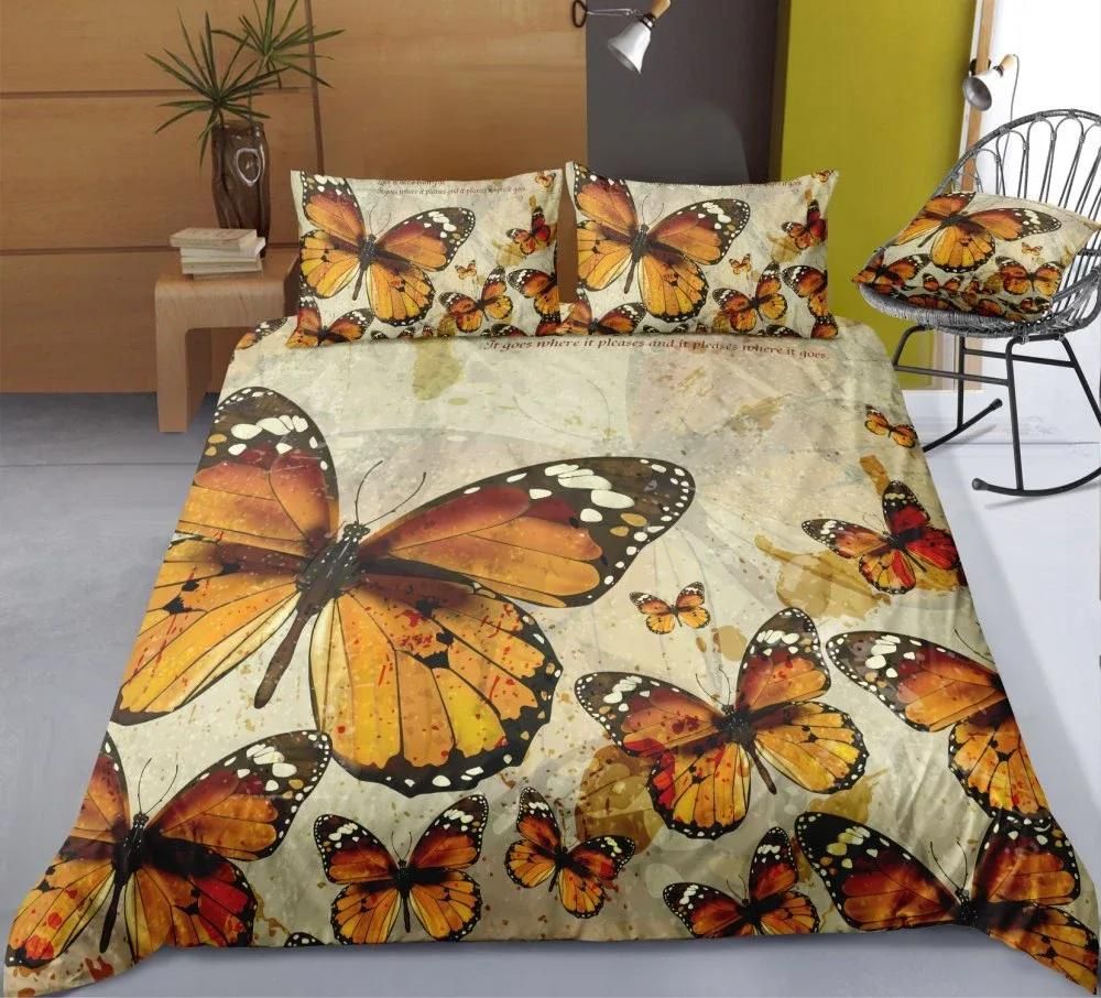 Memorable Butterflies Bedding Set Duvet Cover