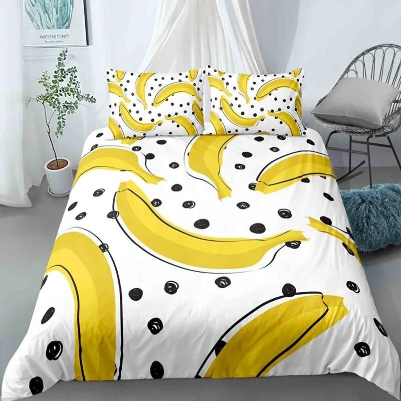 Banana Patterns Bedding Set Duvet Cover